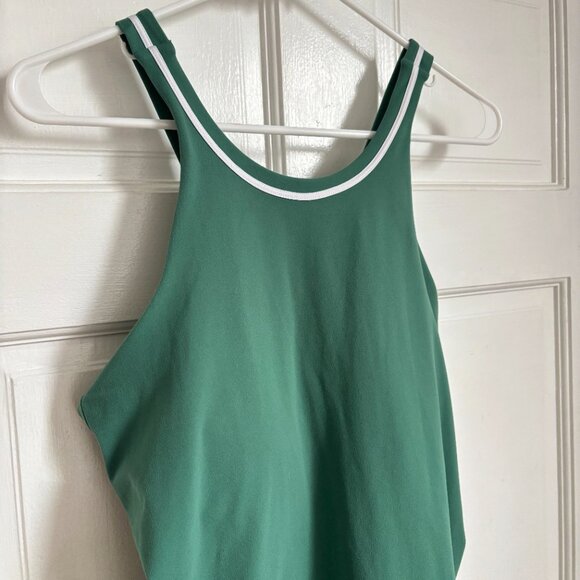 Vuori Volley Dress in Green Tennis Workout Athletic Mint White Medium M VW604 - Picture 5 of 14